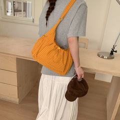 Designer-style Plaid Drawstring Bag With Hanging Buckle Cheerful Vibe Can Be Worn As A Shoulder Bag Or Crossbody Bag