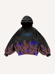 Fashion Casual Printed Polyester Sweater