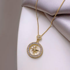 Eight-pointed Star Sweater Chain Sweater Necklace