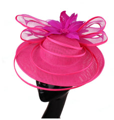 Bridal Hair Accessory - Feathered Fascinator for Wedding Banquets Parties and Photo Shoots