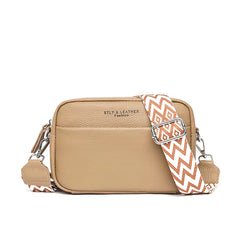 High Quality Genuine Leather Women Crossbody Shoulder Bags 2023 Luxury Solid Color Cow Leather Handbag Female Messenger Tote Sac