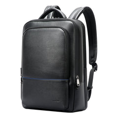 Men's Fashionable Leather Business Commuter Backpack