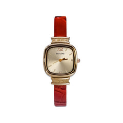 Orologio da donna in stile retrò con un design minimalista e quadrato