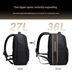 Unisex Business Commuter Backpack For Middle School Students And Laptop Users