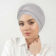 Womens Mercerized Cotton Forehead Band Hat