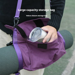 Cylindrical Yoga Mat Strap Crossbody Bag
