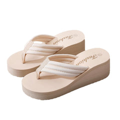 Women's Ultra-High Heel Flip-Flops Summer New Style Non-Slip Slope