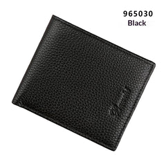 Men's Anti-Scanning RFID High-Capacity Credit Card Holder Made From First-Layer Cowhide Leather