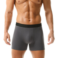 Mens Breathable Cotton Boxer Briefs Plus Size All-Season Intimates