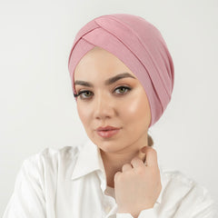 Womens Mercerized Cotton Forehead Band Hat
