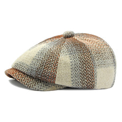 Women's Fashion Retro Plaid Beret