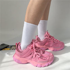 Sneakers da donna casual versatili retrò da coppia