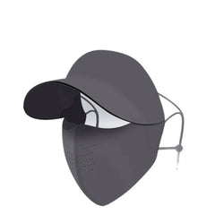 Women's 2-in-1 Sun-Protective Face Mask Seamless Hat