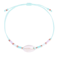 Women's Fashion Shell Bead Woven Bracelet