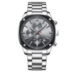 Six-hand Waterproof Business Mens Watch With A Calendar