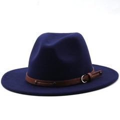 Fashion Casual Black Soft Woolen Hat