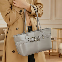 High-Quality Leather Fashionable Large-Capacity Commuter Shoulder Bag