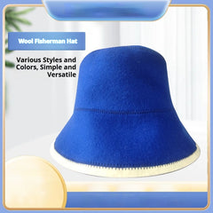 Thickened Absorbent Foldable Wool Felt Fisherman Hat