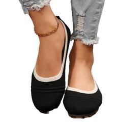 Shallow-toe Mesh Breathable Slip-on Shoes