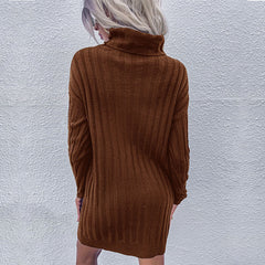 Long Bottoming Pit Knit Sweater Skirt
