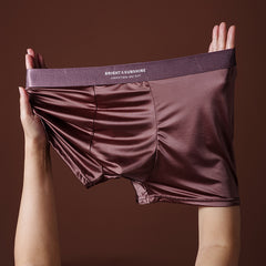 Mens Underwear 10A Antibacterial Crotch Boxer Briefs Breathable Smooth Seamless
