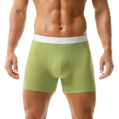 Mens Breathable Cotton Boxer Briefs Plus Size All-Season Intimates