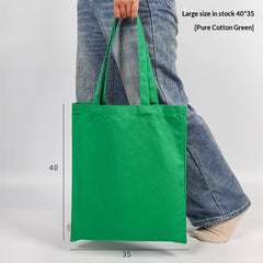 Pure Cotton Colored Portable Canvas Bag