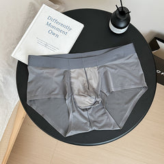Ice Silk Lightweight Breathable Bottom Crotch Men's Triangle Underwear