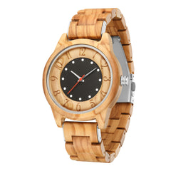 One Piece Wooden Fashionable Quartz Watch