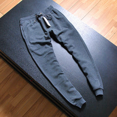 Men's velvet warm knitted sweater pants