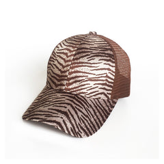 Ladies Fashion Leopard Print Baseball Hat