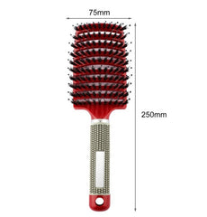 Hairbrush Anti Klit Brushy Haarborstel Women Detangler Hair Brush Bristle Nylon Scalp Massage Teaser Hair Brush Comb