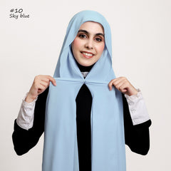 Solid-color High-quality Silky-soft Thick Chiffon With Built-in Magnets