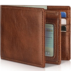 Men's Practical And Convenient Short Leather Wallet