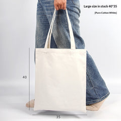 Pure Cotton Colored Portable Canvas Bag