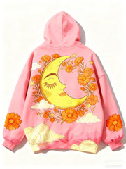 Fashion Casual Printed Polyester Sweater