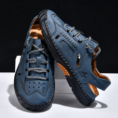 Hand-sewn Casual Closed-toe Sandals