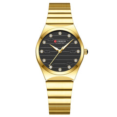Womens Small Dial Mesh Strap Waterproof Watch