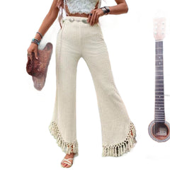 Summer Loose Casual Trousers Resort-style Designer Pants