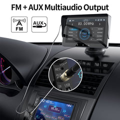 7" kabellose CarPlay-Display-Schnittstelle mit Saugnapf für Zigarettenanzünder, universell
