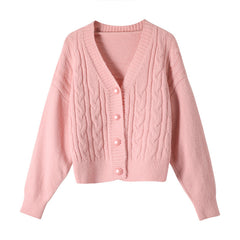 Twist Sweater Cardigan Jacket Women Autumn Jacket