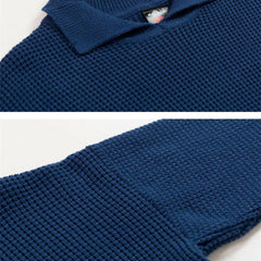 Outer Sweater Waffle Long Sleeved
