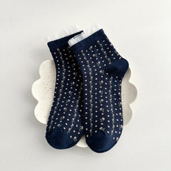 Summer Short Thin Cute Flower Lace Casual Boat Socks