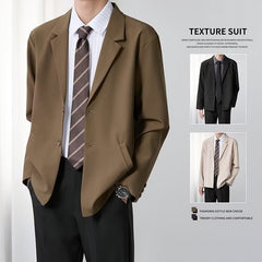 Men's Slim-Fit Fashionable Casual Suit Jacket
