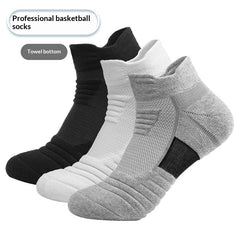 Basketball Socks Thickened Towel-bottom Mid-calf Length Breathable Sweat-absorbing And Non-slip