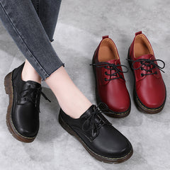 Women's Retro Soft-Soled British-Style Versatile Chunky-Heel Shoes
