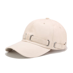 Fashion Simple Long Strap Cotton Baseball Hat
