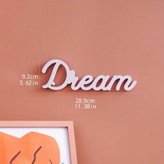 HOME LOVE Letter White HOME Art Decoration Ornaments