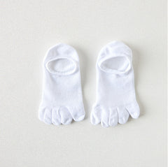 Men's Cotton Deodorant And Sweat-absorbing Breathable Five Toe Socks