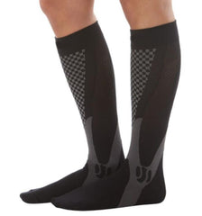 Chaussettes de compression pour hommes et femmes, coupe athlétique graduée idéale pour la course à pied, les voyages en avion, les chaussettes de récupération et de circulation d'endurance